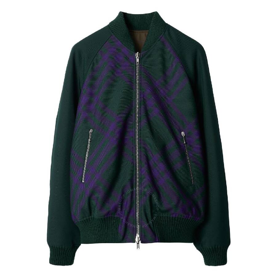 Burberry Drawcord Hood Nylon-Cotton Parka, Size Small