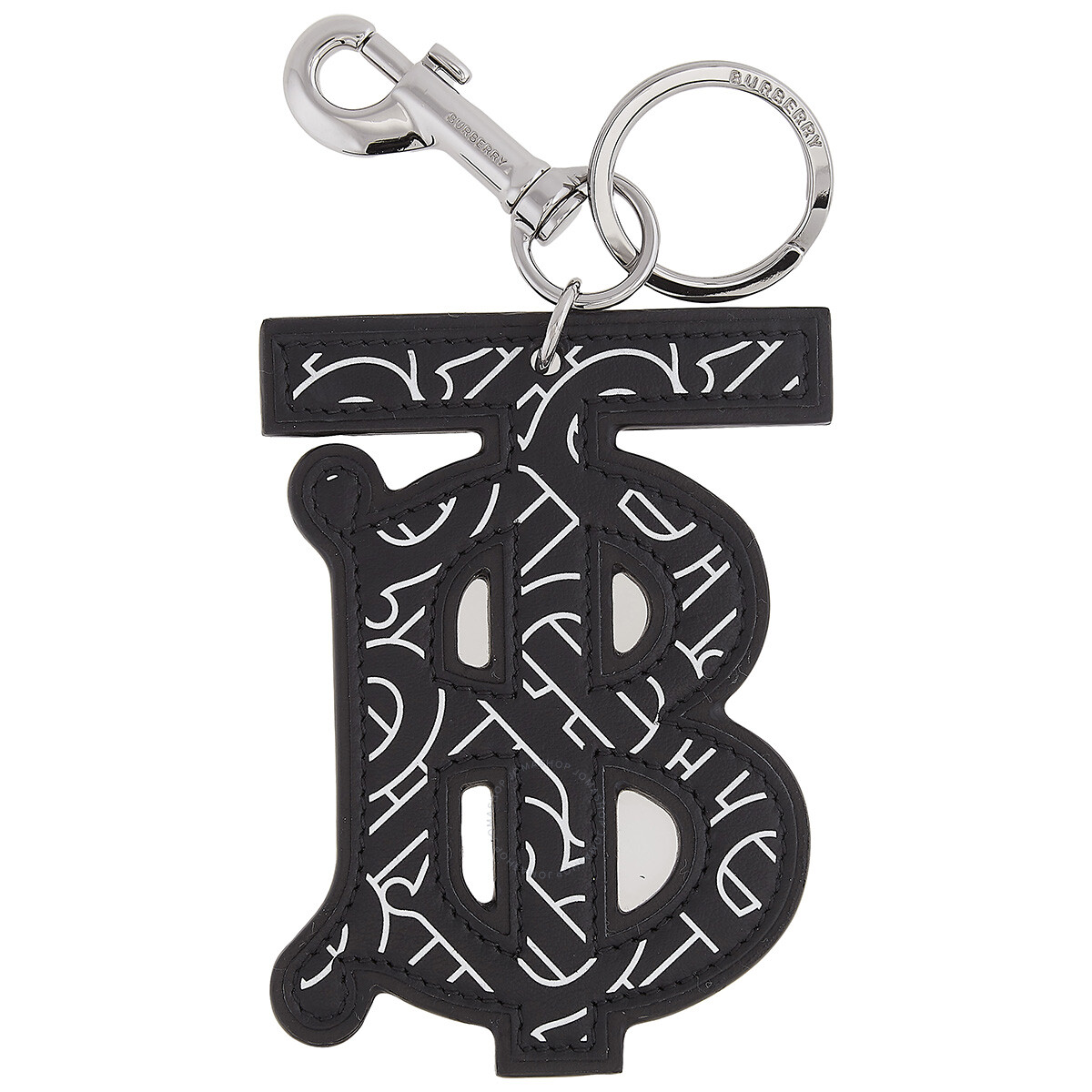Burberry Derek The Bird Leather Charm In Deep Claret 8001237