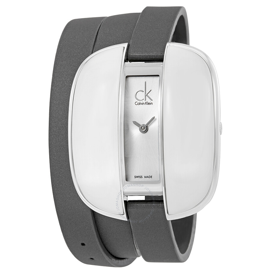   腕時計 K7B231CY EVEN EXTENSION SILVER/BK Lady's Calvin Klein Even Quartz Silver Dial Ladies Watch K7B231CY