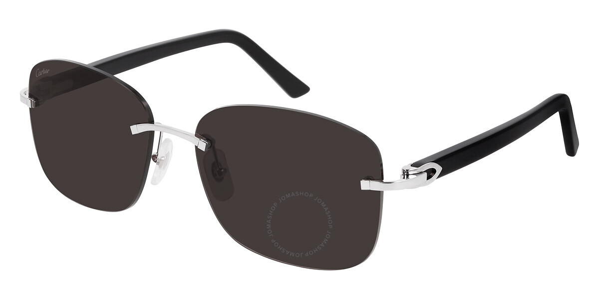 Cartier Grey Cat Eye Ladies Sunglasses CT0003S 003 54