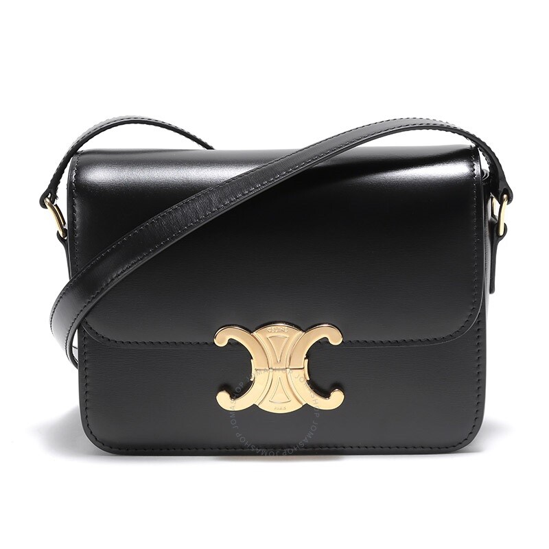 Celine Pochette In Triomphe Tan Shoulder Bag 10L972DQB.04LU