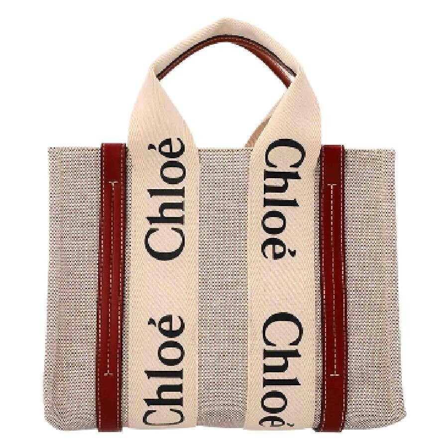 トートバッグ CHLOE Woman Tote bags Beige CHC22AS382I26 91J 楽天市場】Chloe クロエ トートバッグ WOODY ウッディ ラージ
