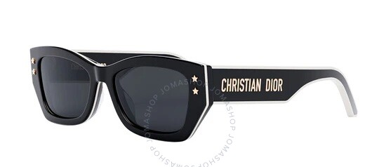 Dior DIORMIDNIGHT S2F Smoke Geometric Ladies Sunglasses