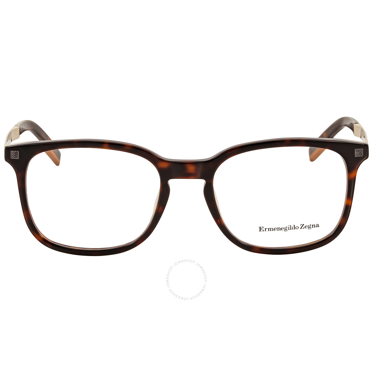 メガネ Zegna EZ5255 H 001 Lightweight Black Square Horn Frames Ermenegildo Zegna™ EZ5255-H Geometric Eyeglasses | EyeOns.com