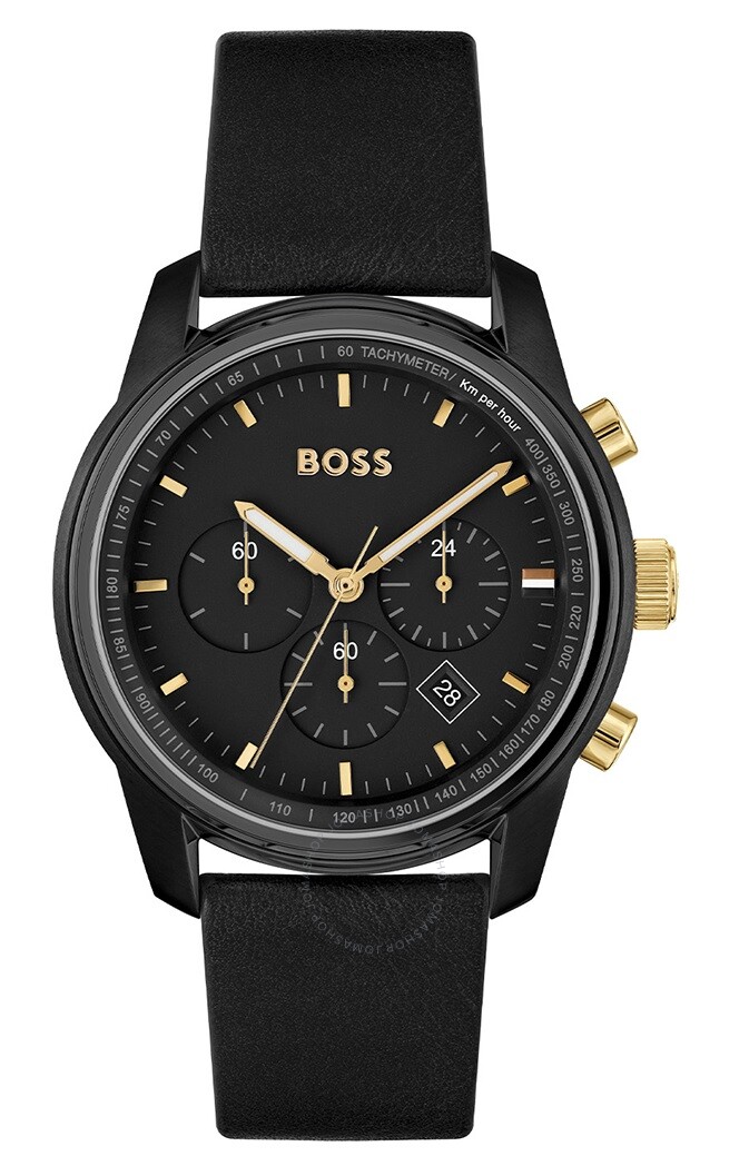 hugo boss tachymeter watch