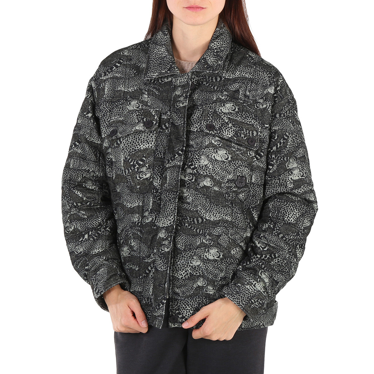 ジャケット KENZO JACKET (FF62BL5514MK 99J) KENZO Black stretch cotton bomber jacket (FF62BL5514MK 99J