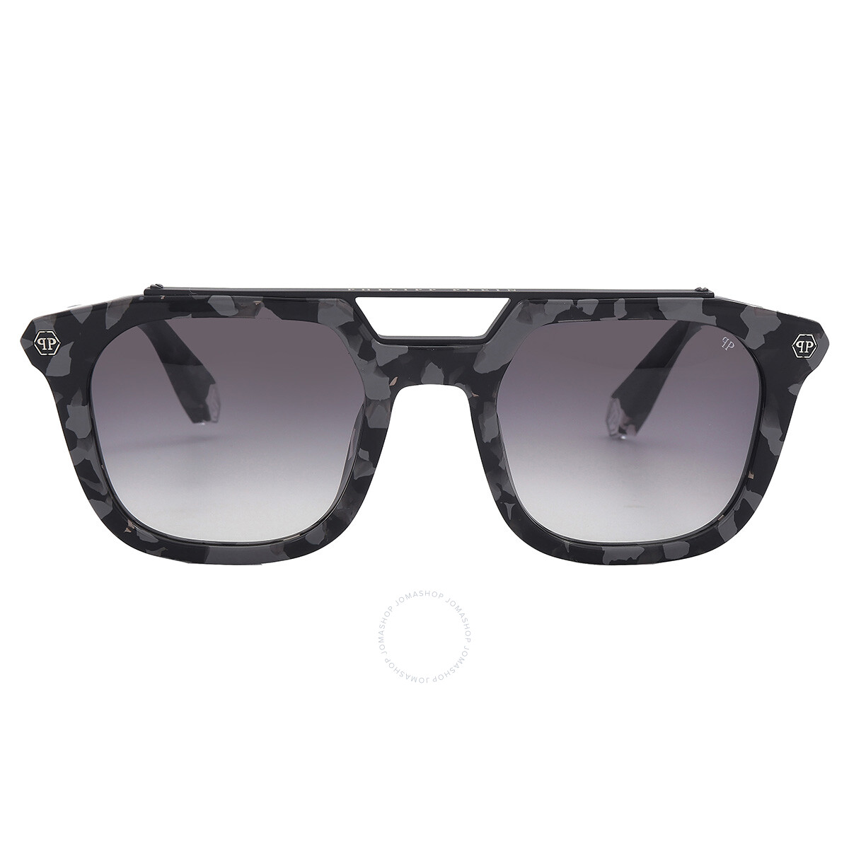 Philipp Plein Smoke Cat Eye Ladies Sunglasses SPP026S 0700