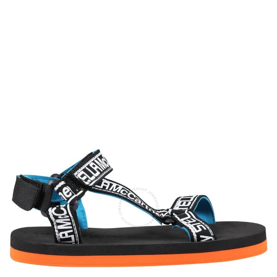 サンダル・ミュール Stella McCartney SS22 TRACE SANDALS (810009_W1CU09001) Stella Mccartney Trace sandal - Black - Women | 810009W1CU01000