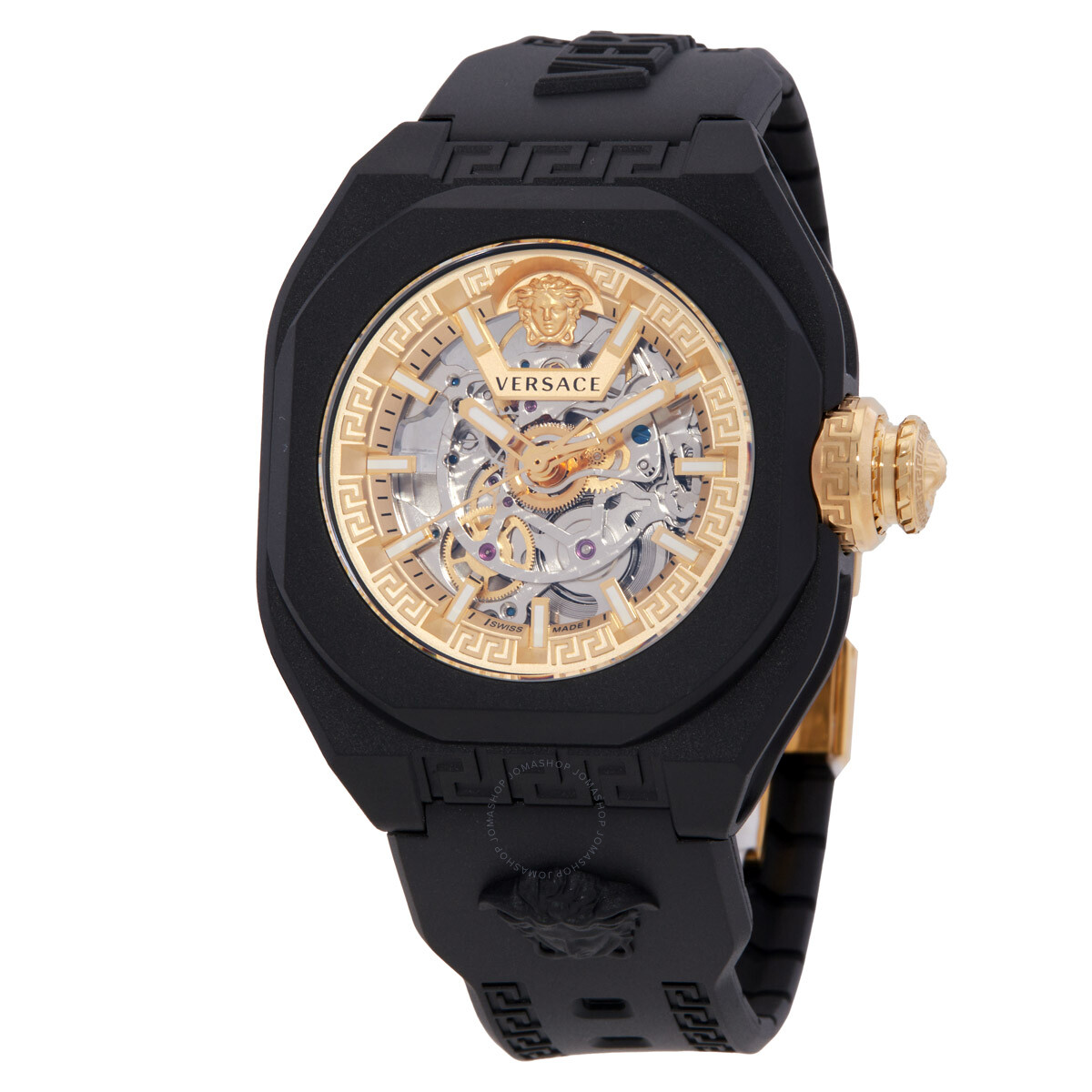 Versace V-Race Black Camo Dial Men's Watch VAK050016