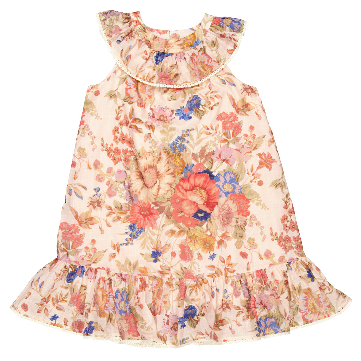 ZIMMERMANN フラワープリントドレス J箱 Balance Frill Billow Dress Peach Floral Online | Zimmermann