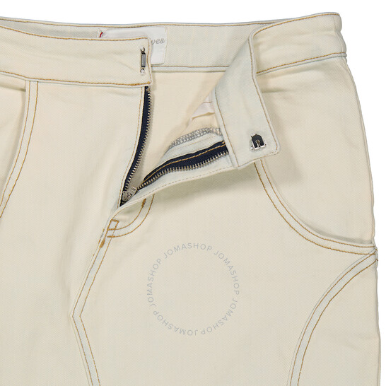 ◆2000Archives◆ Iced Denim Damaged Skirt 3523FWSK01ID Iced Denim Damaged Skirt - 2000 Archives