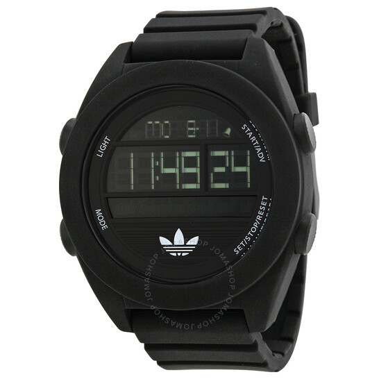 Adidas Santiago XL Digital Dial Black Silicone Strap Men s Watch ADH2907 796483043930 Watches Santiago Xl Digital Jomashop