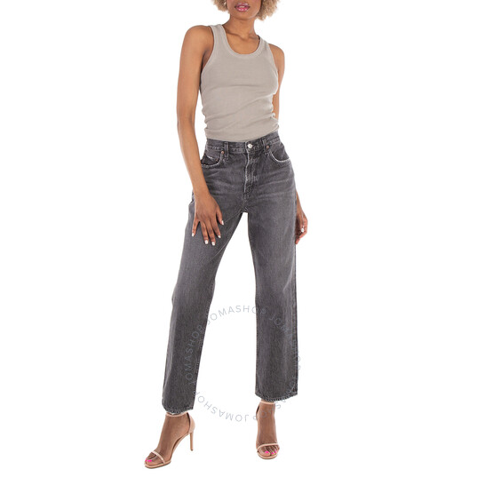デニム・ジーパン AGOLDE Women Denim Pants A91571346DITCH Gray Agolde fran jeans - Grey - Women | A91571346DITCH | thebs.com