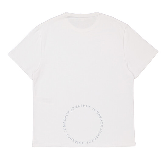 Tシャツ・カットソー ALEXANDER MCQUEEN Men T-shirt White 781977QTAAZ 0934 Alexander Mcqueen Men's White / Silver Reflective Reverse