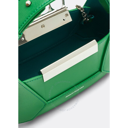 ハンドバッグ Alexander McQueen 731136 DYTAB JEWELLED HOBO MINI Bag Alexander Mcqueen The Jewelled Hobo Mini Bag In Bright Green
