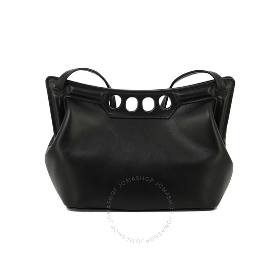 【関税&送料込】Alexander Mcqueen Black Leather Mini Peak Cr Alexander McQueen | The Peak Small Bag | Crossbody Bags
