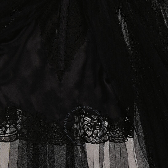 marte セレクト　china design black lace top Black crystal-embellished top Alexander wang - women