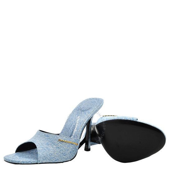 Alexander Wang Logo Plaque Heeled Lucienne 105 Sandals
