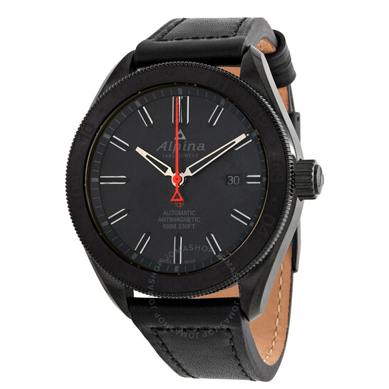 美しい Line Shadow 4 Alpiner Alpina Automatic Dial Black Matte 時計