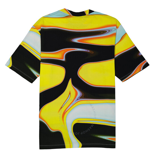 Ambush Men's Abstract Print Cotton Jersey T-Shirt, Size