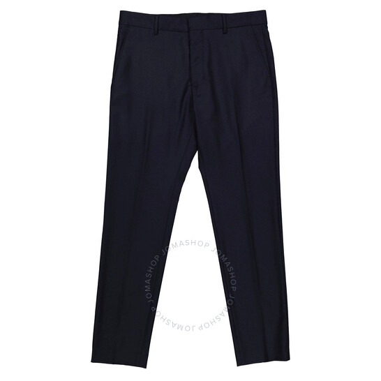 Ami Paris Men's Bleu Nuit Cigarette Pants, Brand Size 38