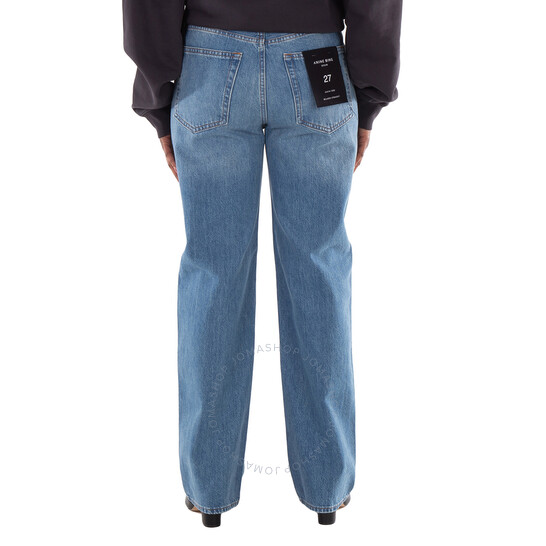 Anine Bing Gavin Long Denim Jeans, Waist Size 24