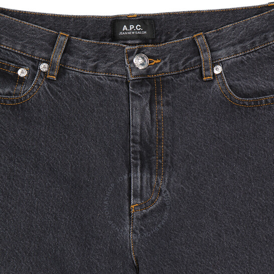 パンツ A.P.C. Women's High-Waist Crop Jeans COEUGF09131-AAD Black mid-rise cropped jeans A.P.C. - women - A.P.C.