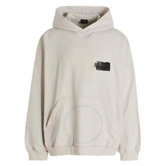 【BALENCIAGA】Gaffer Type Vintage Logo コットンフーディー BALENCIAGA】Gaffer Type Vintage Logo コットンフーディー