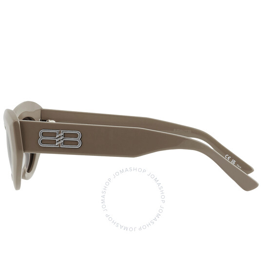 Balenciaga Grey Cat Eye Ladies Sunglasses BB0236S 004 52