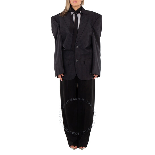 Balenciaga Ladies Baggy Tailored Trousers, Brand Size 34 (US