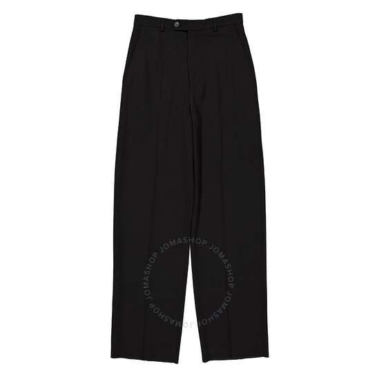 パンツ BALENCIAGA Women Shorts  Burmudas 773246TNT39 1000 Black Balenciaga Ladies Baggy Tailored Trousers, Brand Size 34 (US