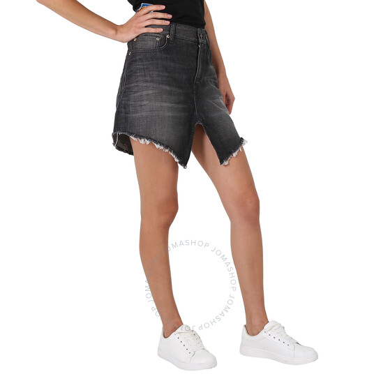 【送料&関税込】Balenciaga Cutup Denim Mini Skirt Balenciaga Ladies Cotton Denim Cut-Up Mini Skirt, Brand Size
