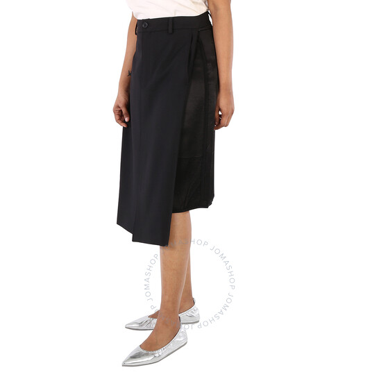Balenciaga Ladies Longuette Panelled Midi Skirt, Brand Size