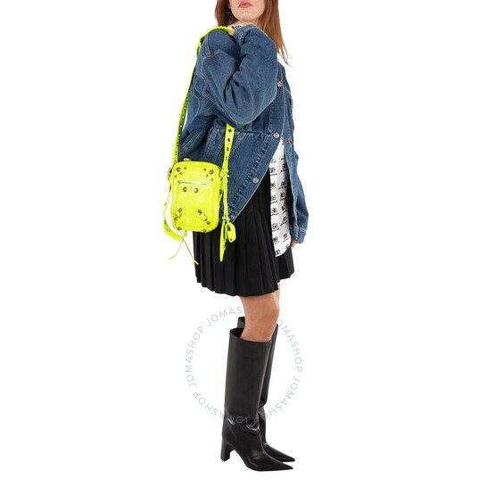 BALENCIAGA｜CROSSBAGS (719065 210KR 1404) Balenciaga Balenciaga Motocross Metallic Edge Hip Bag