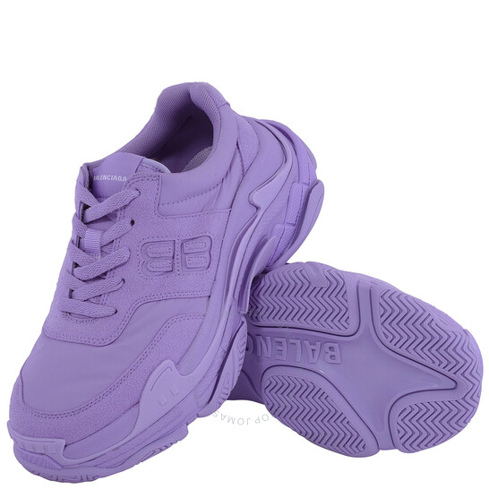 スニーカー BALENCIAGA Women Sneakers 710156 W3CU1 5700 LILAC purple Balenciaga Lilac Triple S Recycled Nylon Sneakers, Brand
