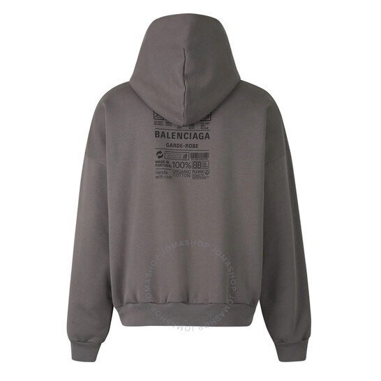 ●送料込●BALENCIAGA● Logo Printed Oversized Hoodie BALENCIAGA Oversized distressed printed cotton-jersey hoodie