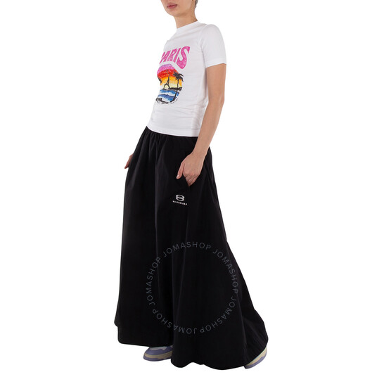 特大セール【BALENCIAGA】PARIS トロピカル T シャツ Balenciaga Paris Tropical T-shirt Medium Fit Black Men's