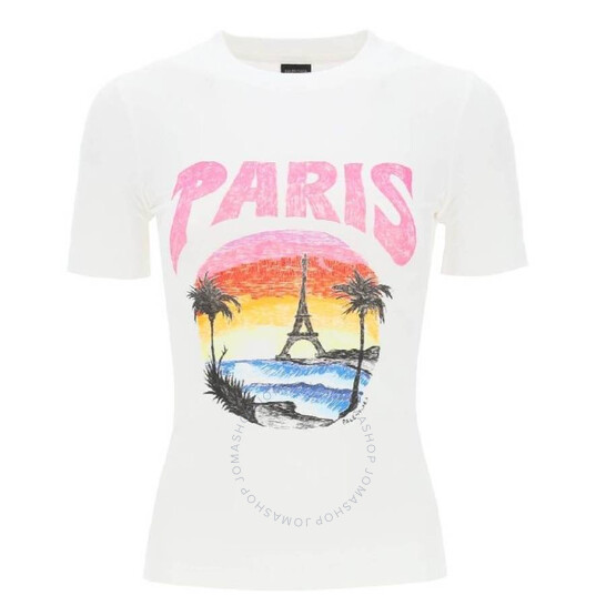 BALENCIAGA★バレンシアガ Paris tropical Tシャツ 768075TPVM Balenciaga Paris Tropical T-Shirt, Size Small 768075 TPVM2