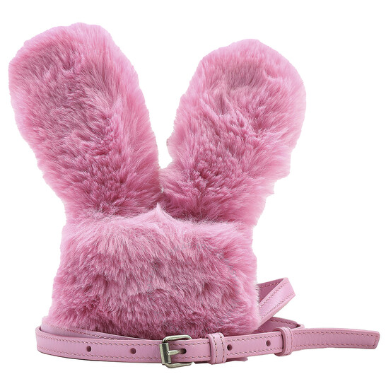 【新品未使用】Balenciaga AirPodsケース　ピンク Balenciaga Rose Bunny Faux Fur Airpods Case 661080 2ZB4Y