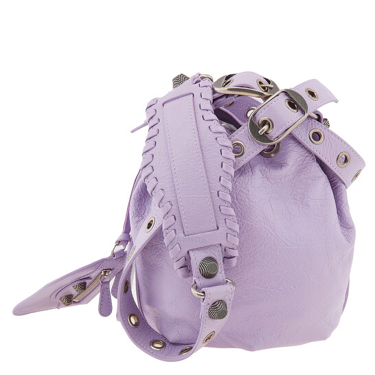 【BALENCIAGA】LIGHTPURPLE NAPPA LEATHER NEO CAGOLE S HANDBAG Balenciaga Women Light Purple Nappa Leather Neo Cagole S