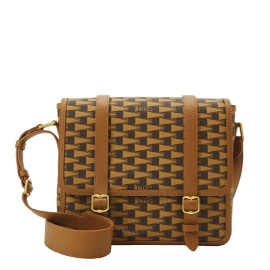 Bally Desert TPU Monogram Pennant Messenger Bag MAC01M TP047