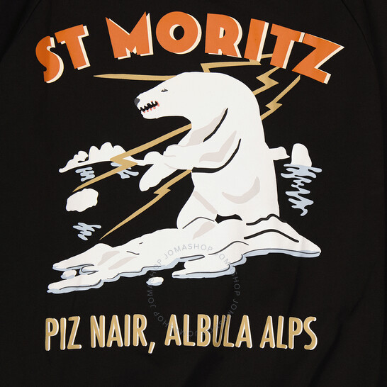 Bally Diagonal Fleece St Moritz Curling Capsule Graphic