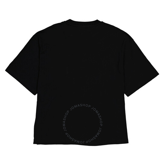 Bally Men's Black St. Moritz Graphic Print Cotton T-Shirt