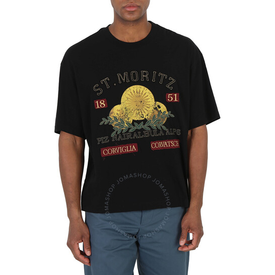 【送料&関税込】Bally Black Cotton T-shirt Bally logo-print Organic Cotton T-shirt | Black | FARFETCH