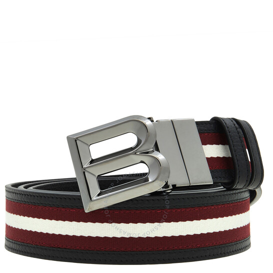Bally Men's Double-Sided Leather Belt, Size 105 cm MBG00X