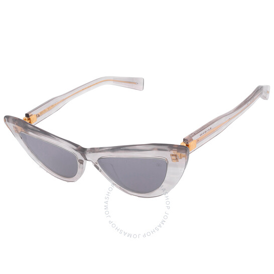 Balmain Jolie Grey Mirror Cat Eye Ladies Sunglasses BPS-135C