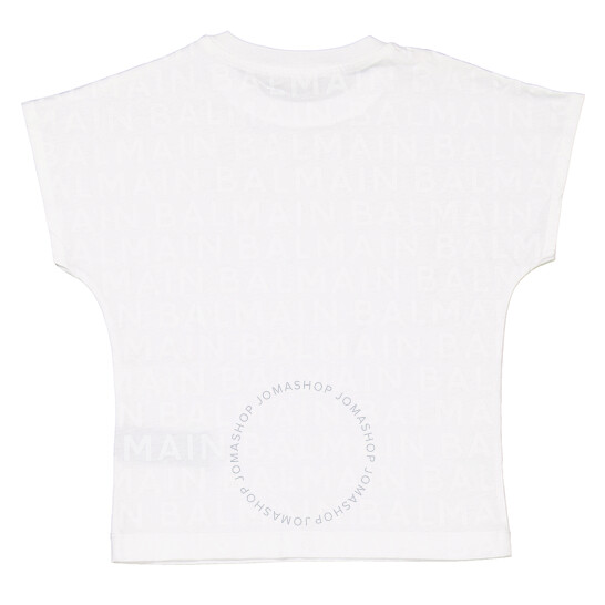 BALMAIN ロコハッチスイムTシャツ BWM0215600 310 Balmain T-shirt with logo | Women's Clothing | Vitkac