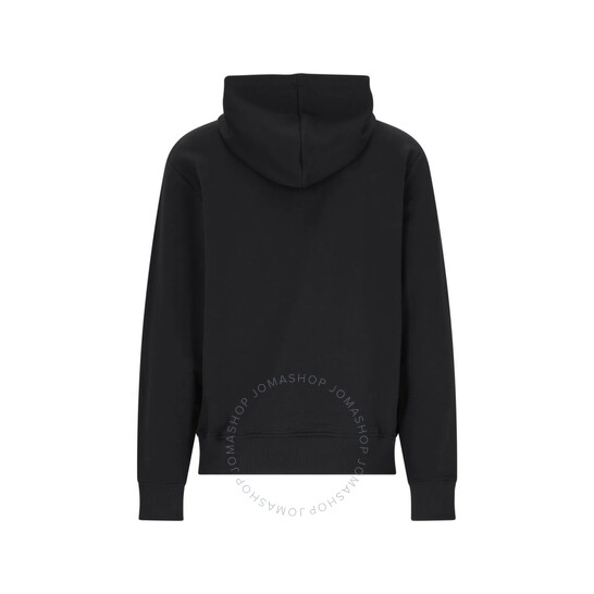 Balmain Logo Print Cotton Jersey Hoodie, Size Medium