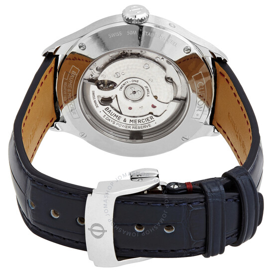 Baume et Mercier Clifton Automatic Moon Phase Date Grey Dial Men's Watch 10548
