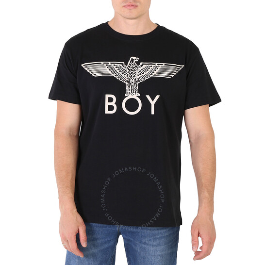 Boy London Black Boy Eagle Logo Print T-Shirt, Size Small